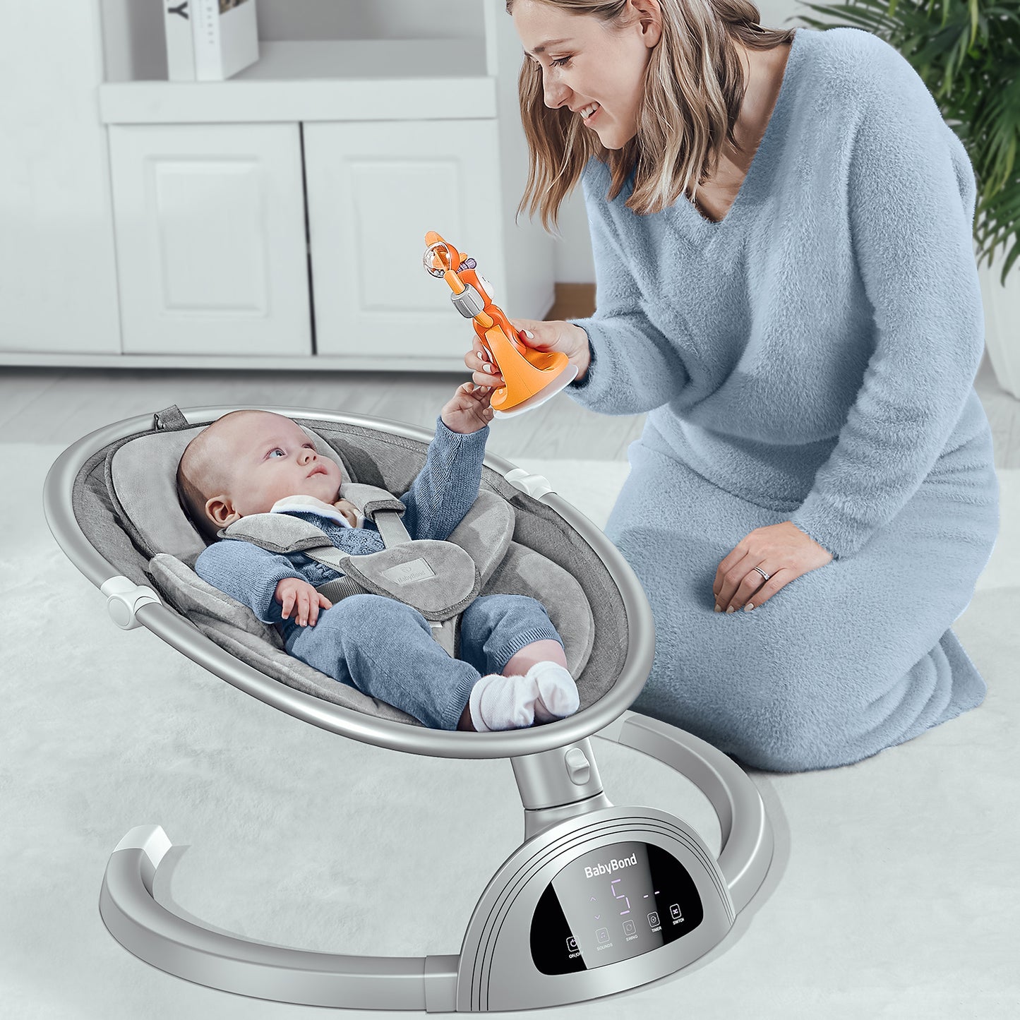 Baby Swings for Infants, (Gray)