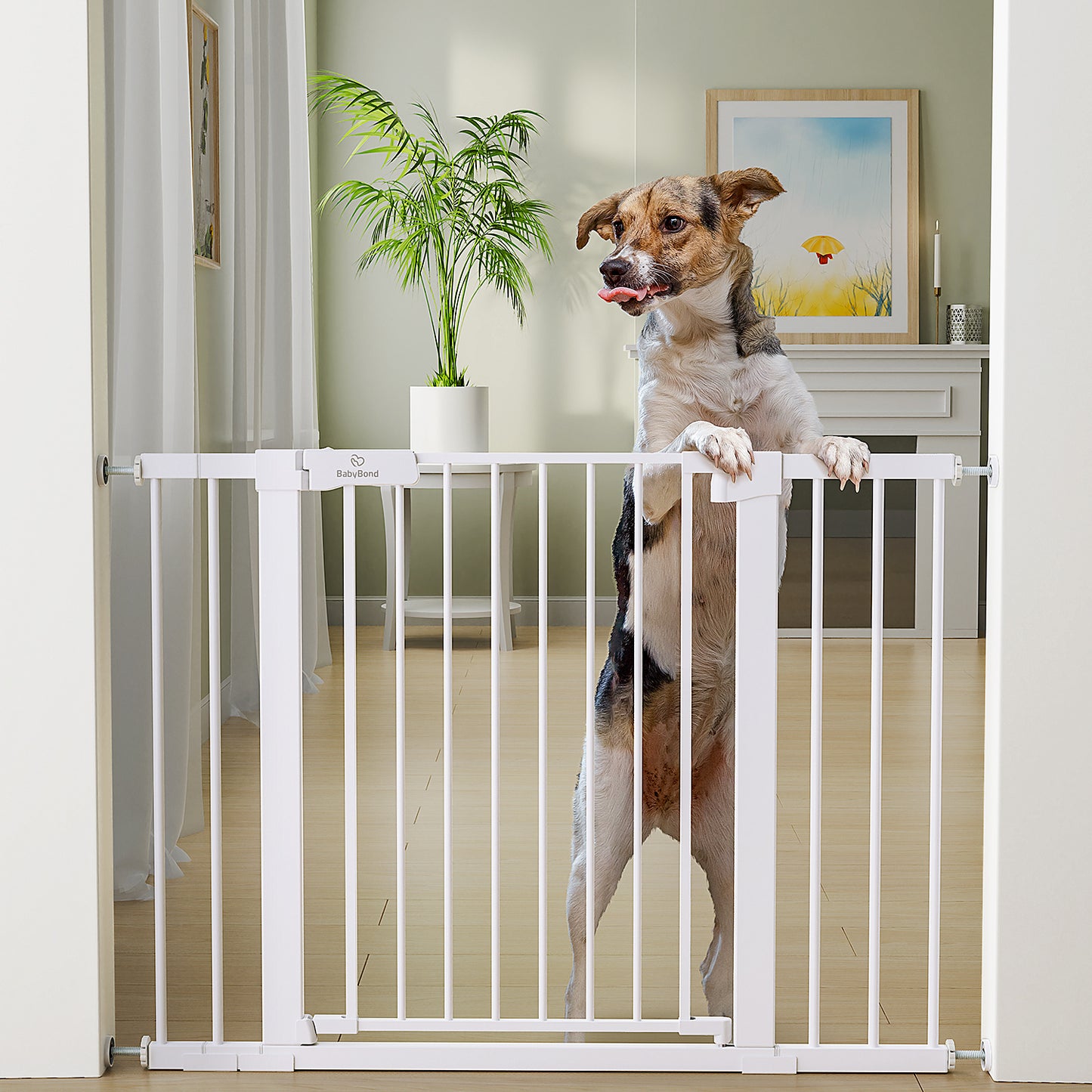 27-43" Extra Wide Safety Baby Gate for Stairs Doorways, Pet gates for doorways